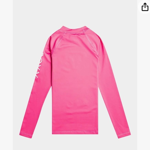 New with tags pink ROXY rash guard - Picture 2 of 2